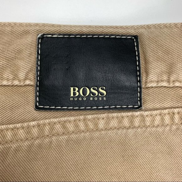 MEN'S Boss Hugo Boss Super Soft Tan Chino Jeans 38 - Picture 3 of 10